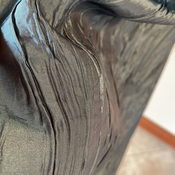 JUMP APPAREL Junior formal mini dress strapless bow / crinkle / balloon hem 13 - Picture 8 of 12